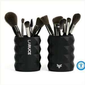 LARUCE Professional Quality Rennie Brush Set of 14 plus canister